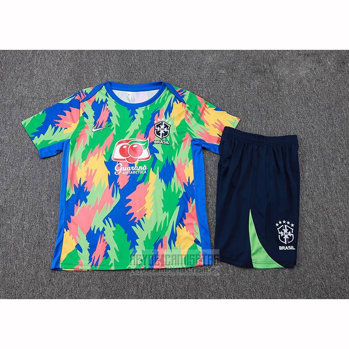 Chandal del Brasil Manga Corta 2025-2026 Camuflaje - Pantalon Corto